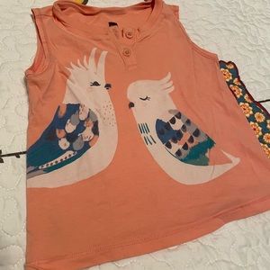 Tea collection Sleeveless parakeet tee